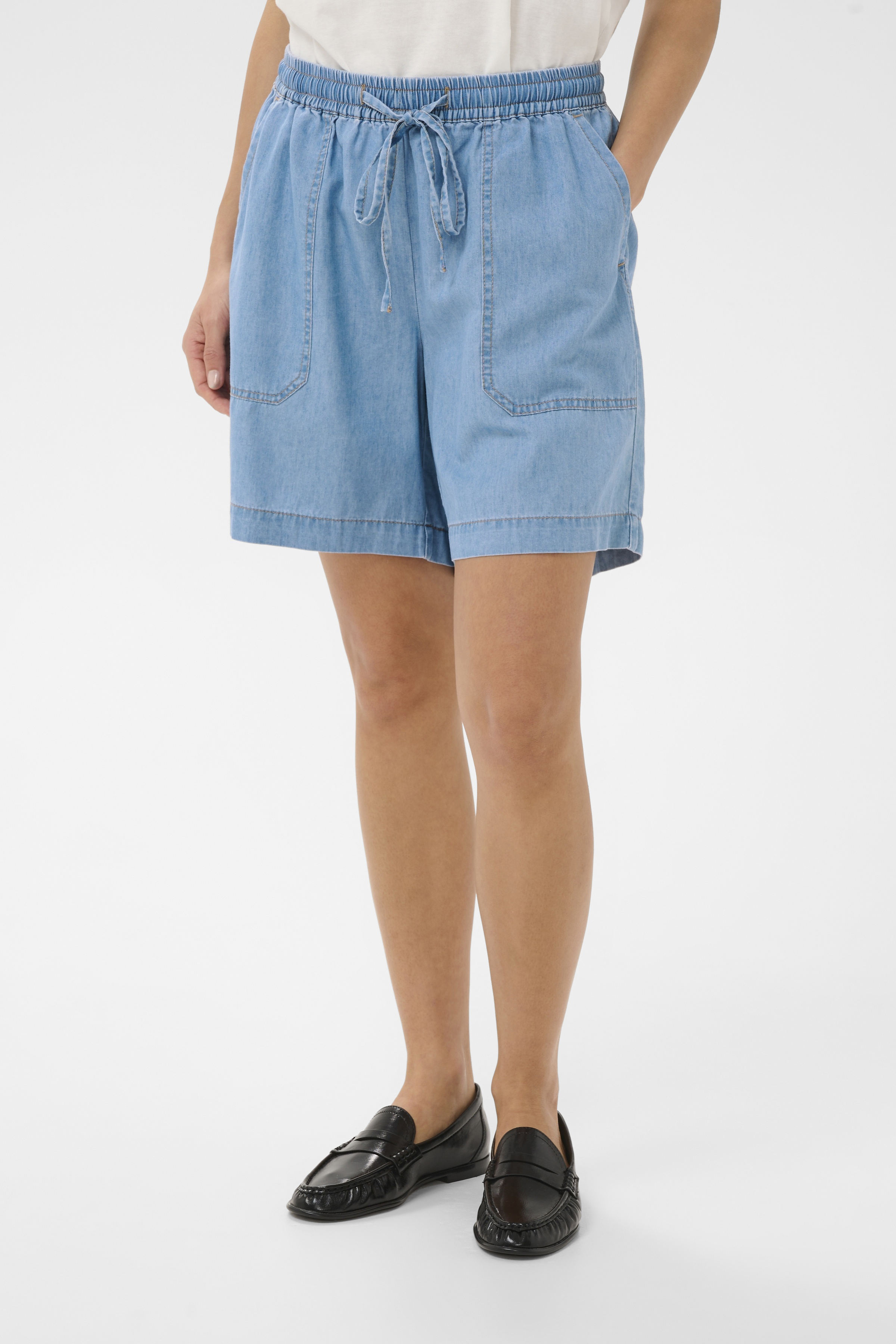 CUaulina Shorts Light Blue Wash - 6