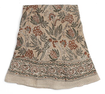Chamois Rund Linneduk Parrot Dusty Peach 