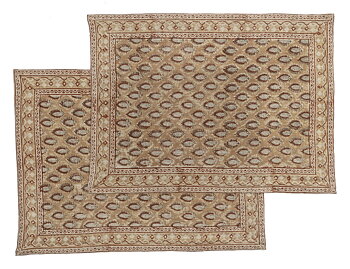 Chamois Bordstabletter Cypress Parrot Dusty Peach - 2p