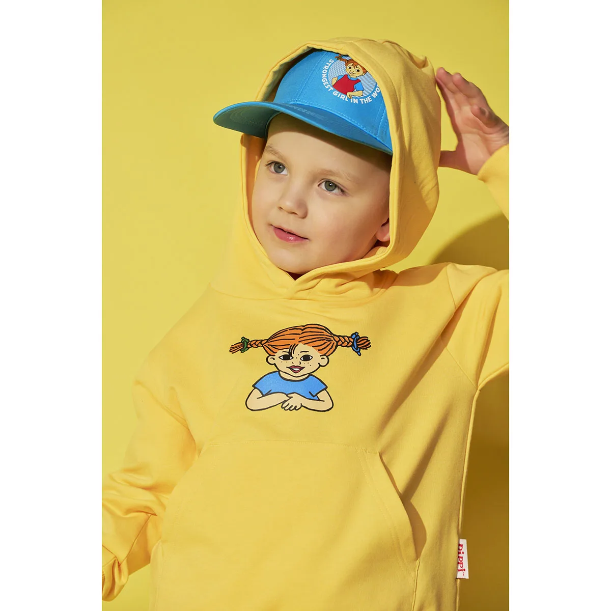 Pippi Longstocking Basic Cap Blue 52/54 - 4