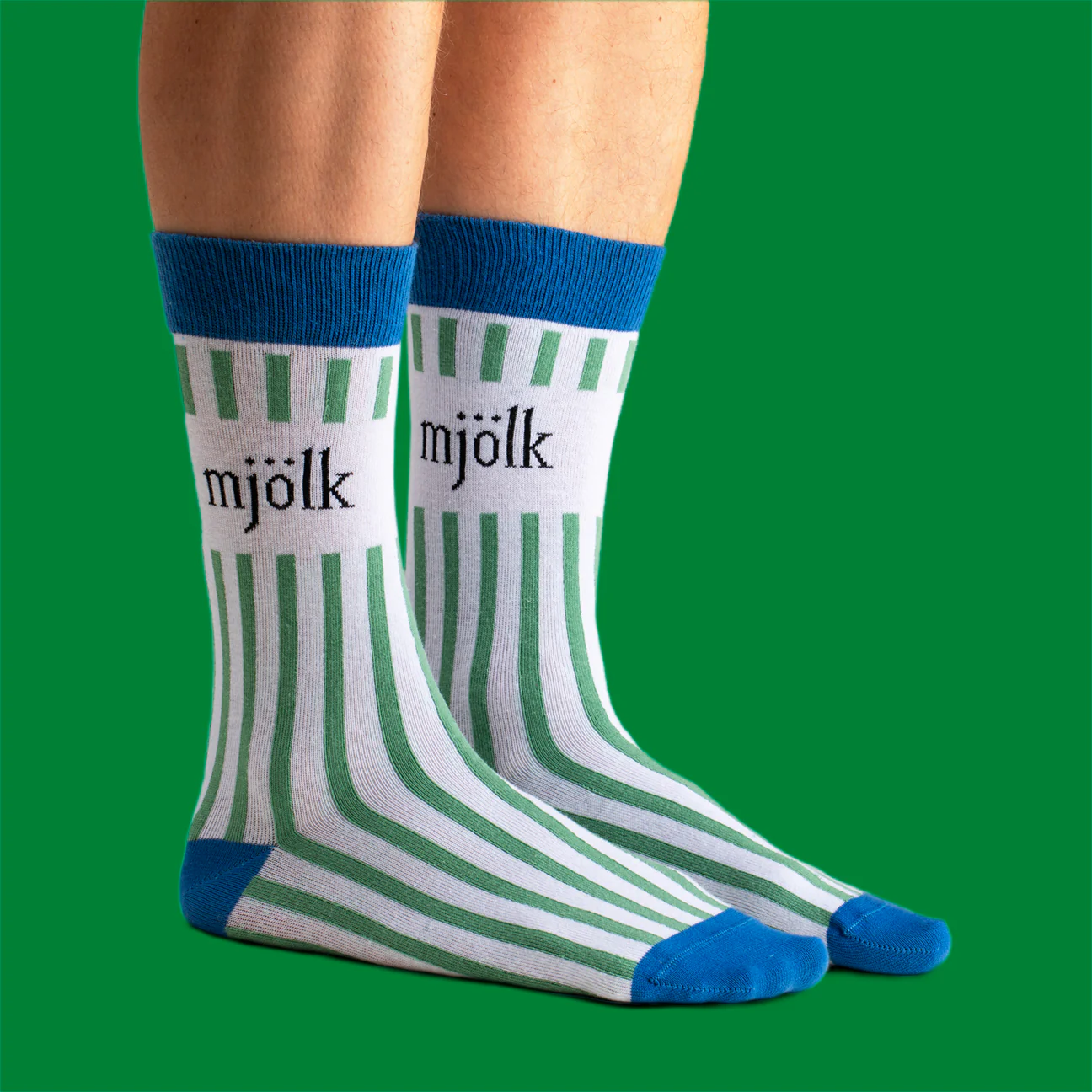 Socks Green Milk/Grön Mjölk 41-46 - 3