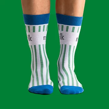 Socks Green Milk/Grön Mjölk 36-40