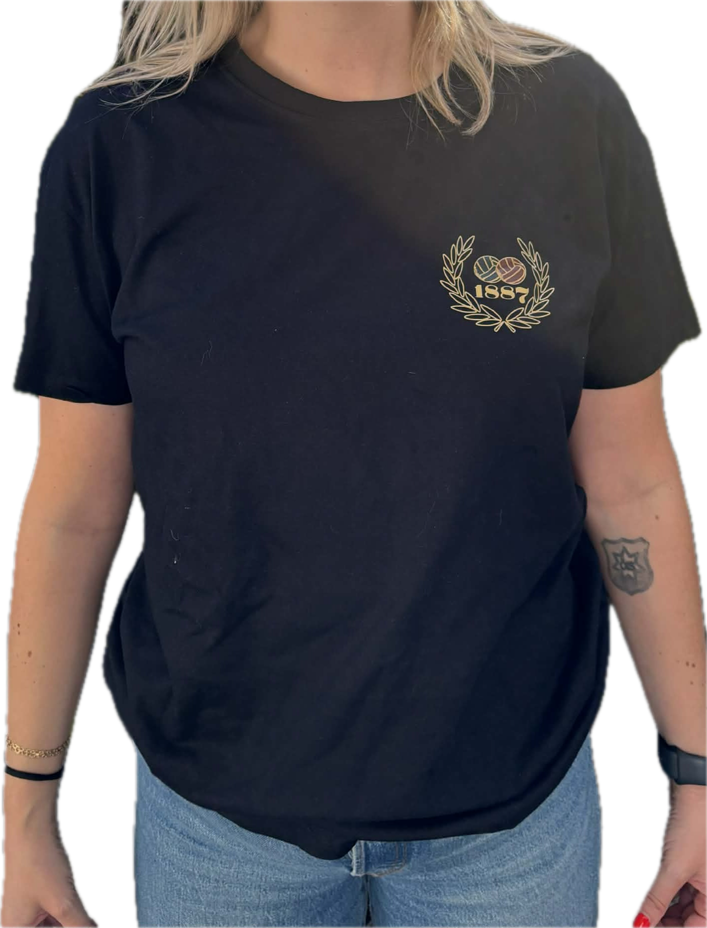 T-shirt - Svart 1887