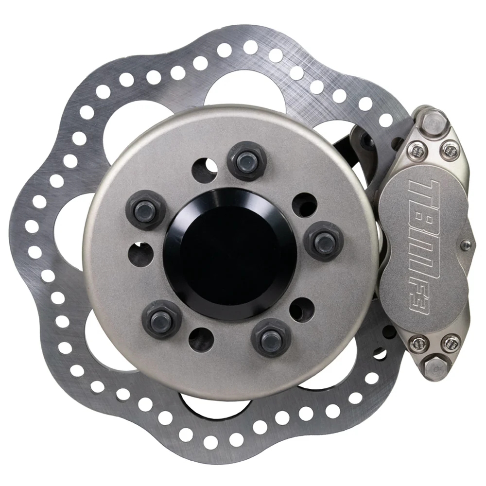 TBM Brakes Rear Drag Brake Kit F3 Calipers (GM 10/12 Bolt Housing Ends) 001-0222B3