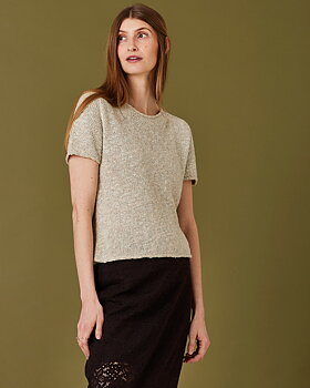 T-shirt med sadelaxlar och I-cordkanter i Scarlet eller Bamboo 899622 PDF