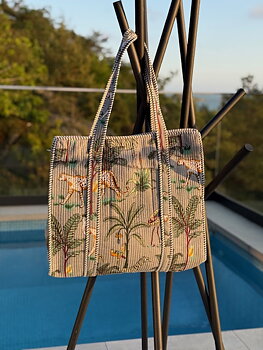 Bag handmade grey