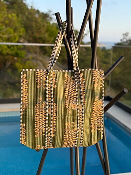Bag handmade green