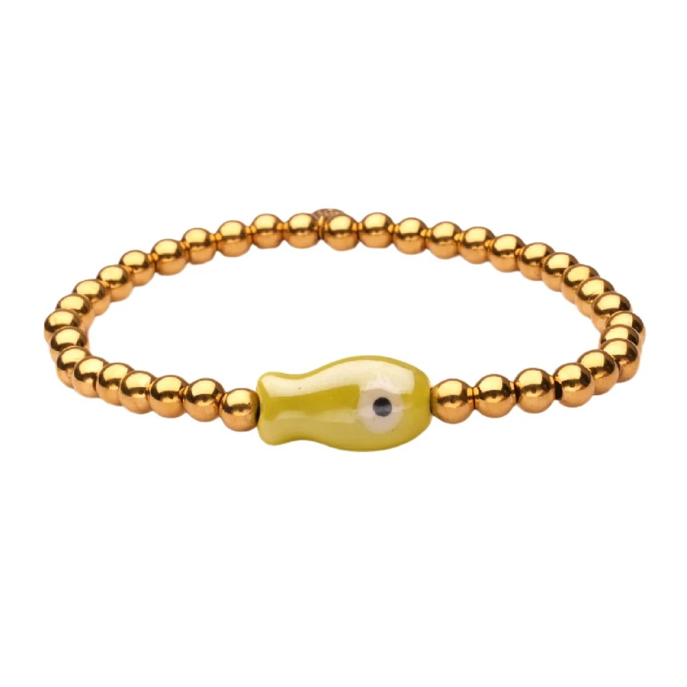 Bracelet fish yellow