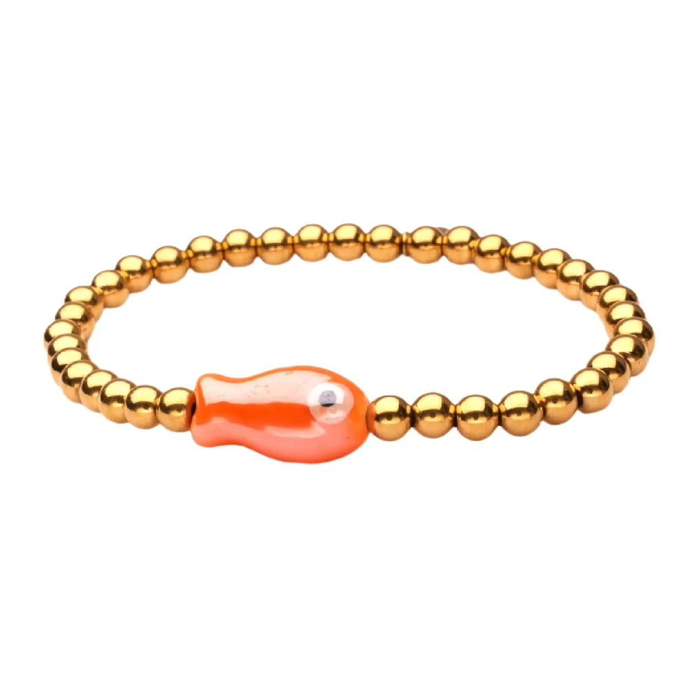 Bracelet fish orange