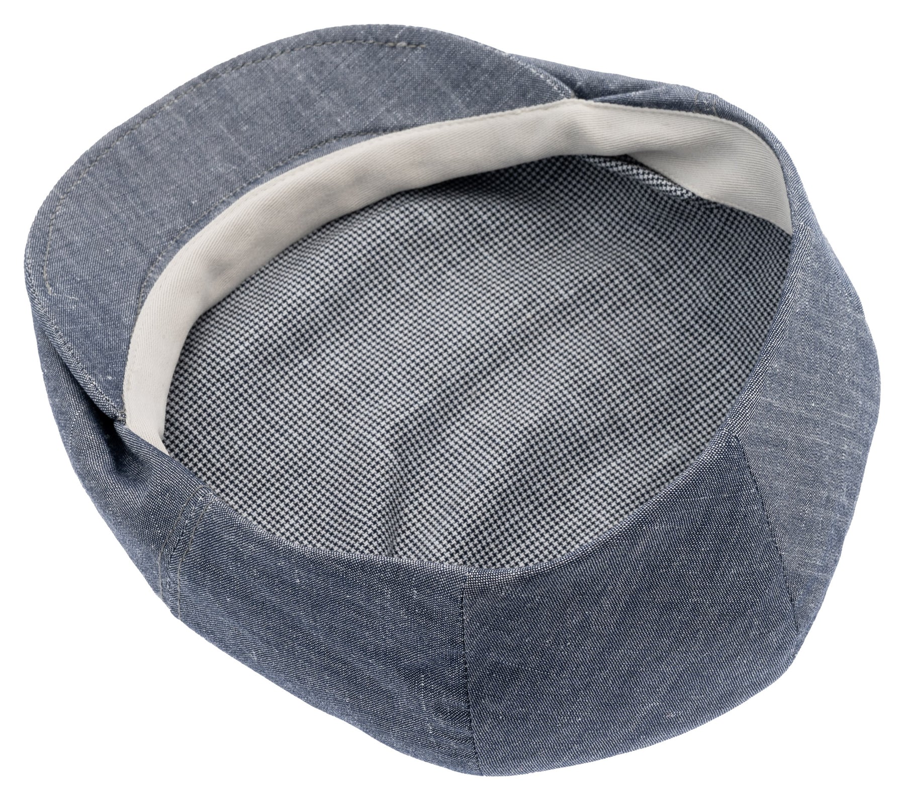 Edward navy vår/sommarkeps  i linnechambray   säljs på Hospitalsg 16 - 3