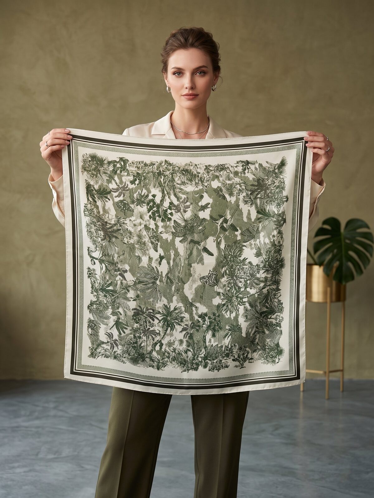 Scarf mini green - 2