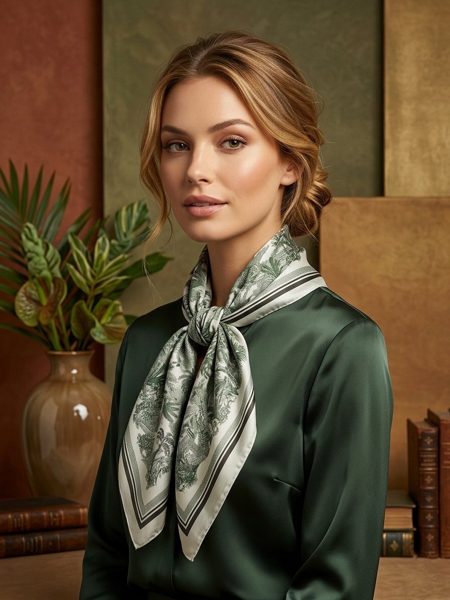 Scarf mini green