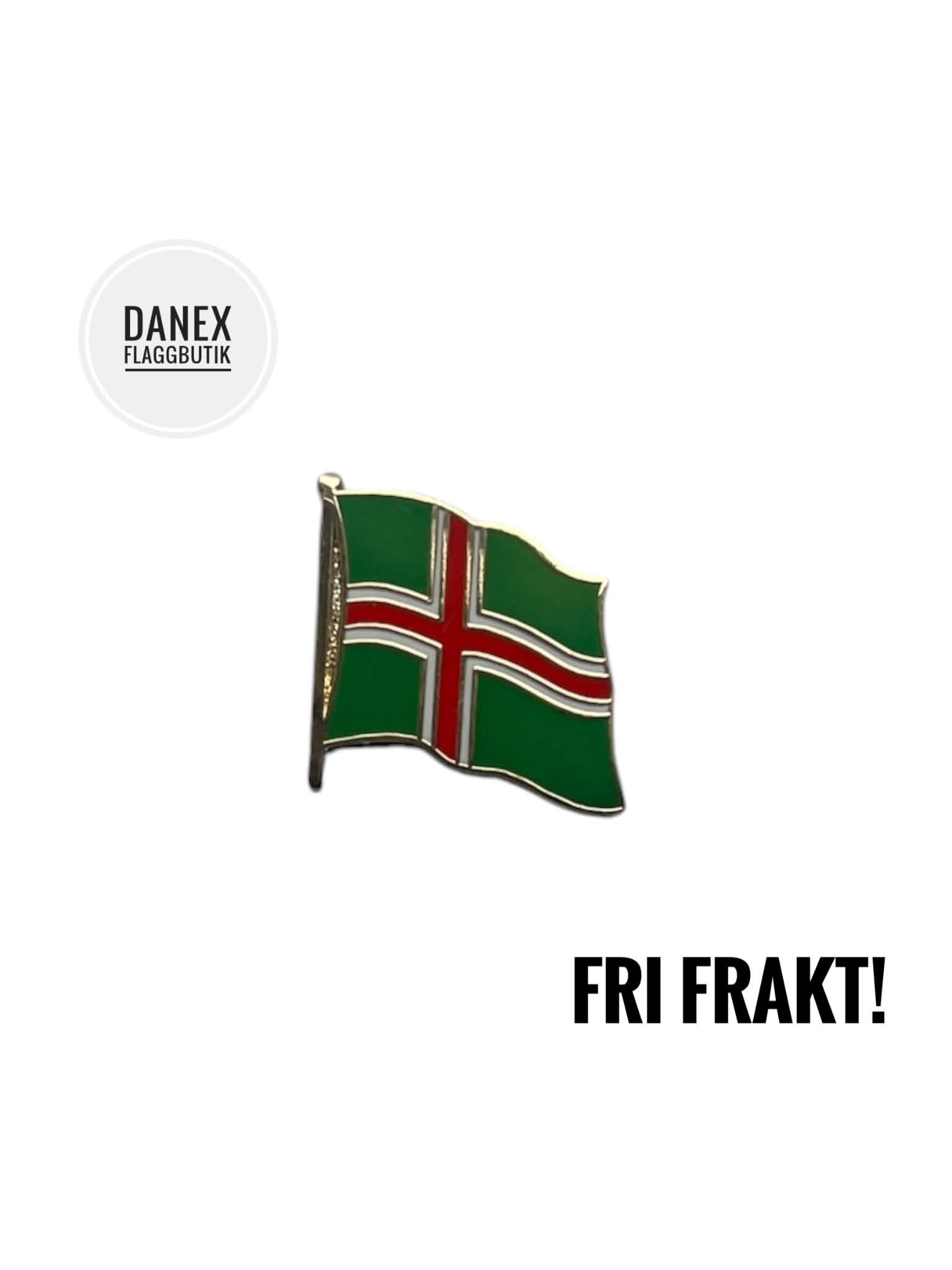 Pins Småland flagga