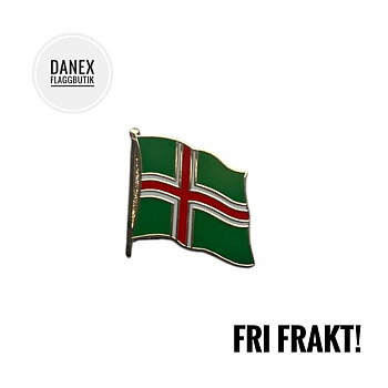 Pins Småland flagga