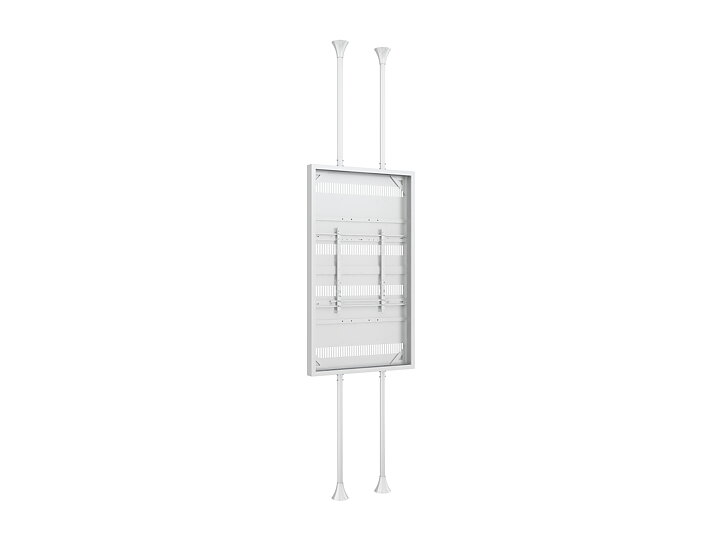 M Pro Series Enclosure 86" Dual Pole Floor to Ceiling Large White