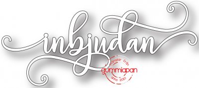 Gummiapan dies - Inbjudan
