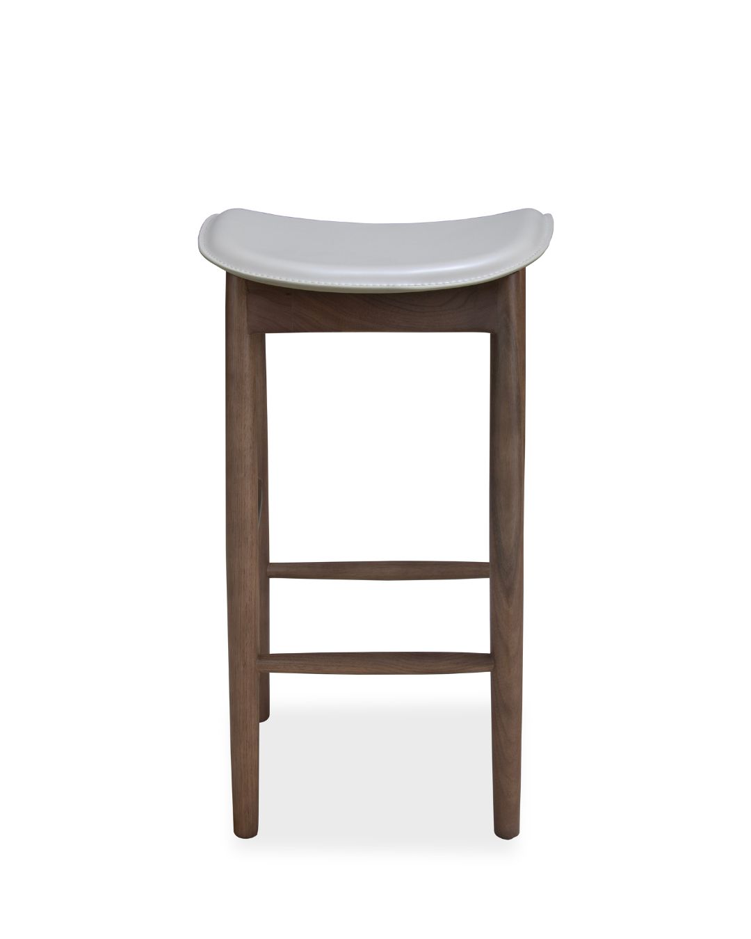 Barpall i valnötsfinish/beige - 2