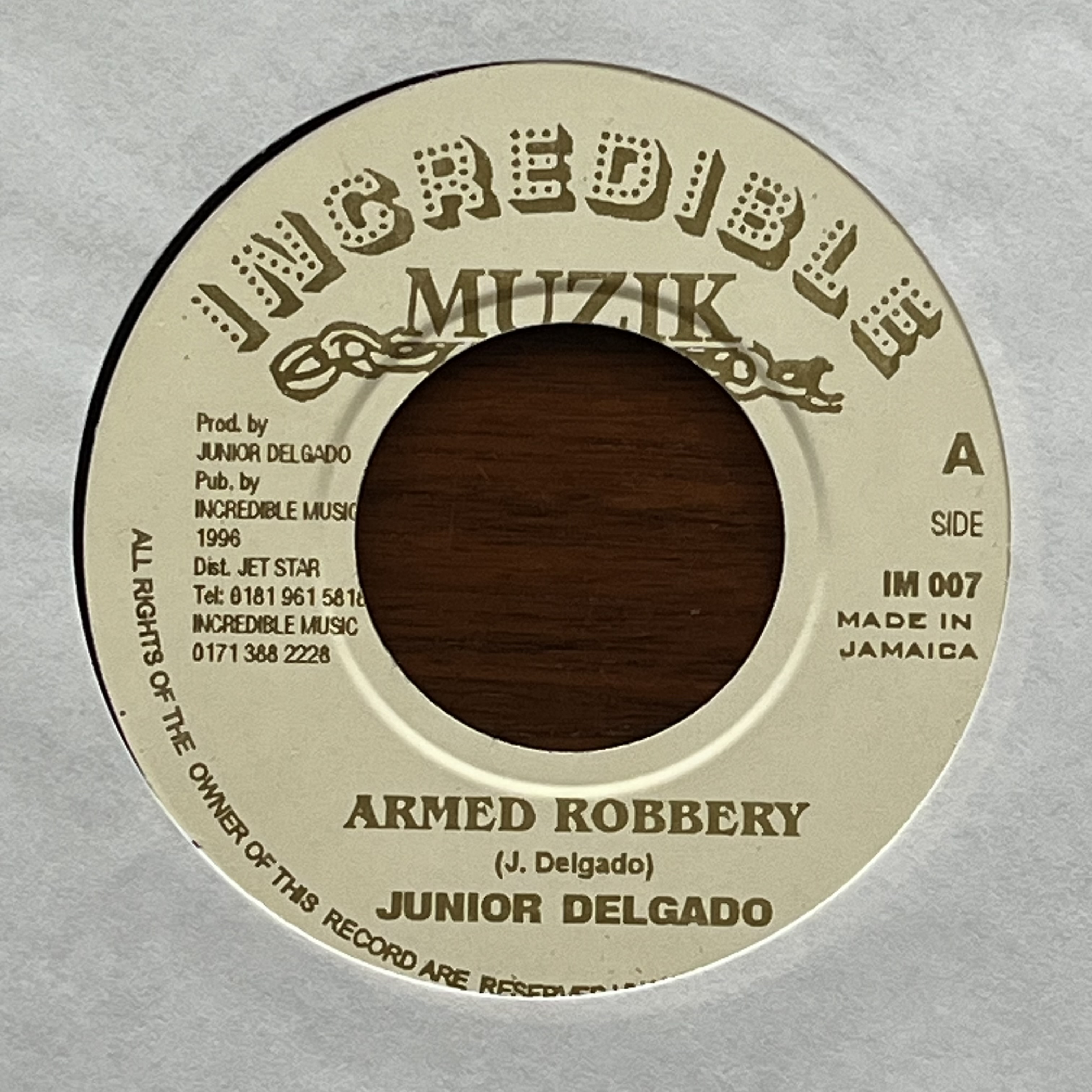 Junior Delgado – Armed Robbery