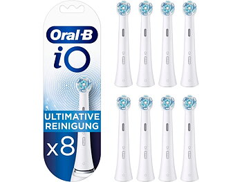 Oral-B iO Ultimate Clean Børstehoveder Hvid, 8 stk.