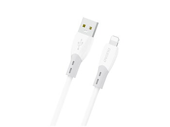 Dudao L25SL USB-A to Lightning cable 1m hvid