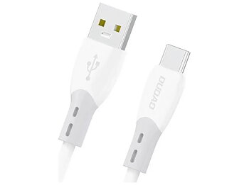 Dudao L25ST USB-A to USB-C 1m hvid