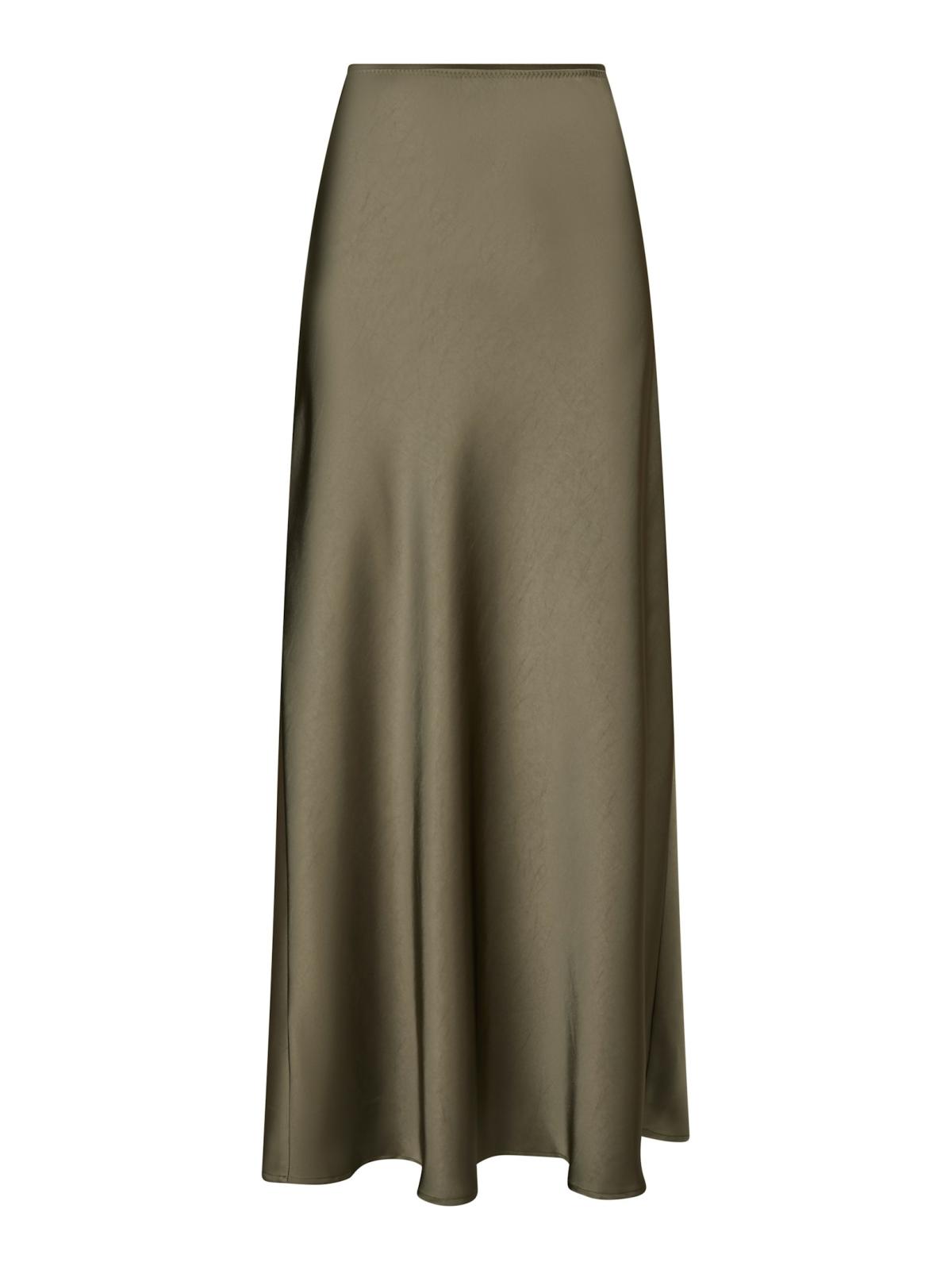 Neo Noir Vicky  Heavy Sateen  Skirt,  Cold Army