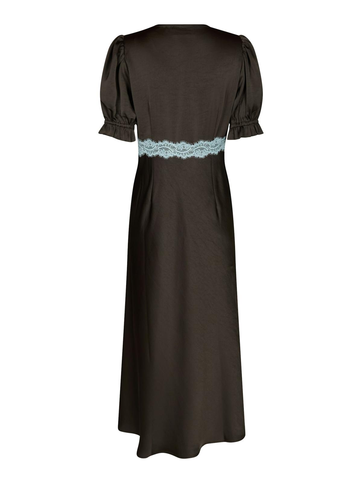Neo Noir Vipe Lace Maxi Dress, Dark Brown - 2