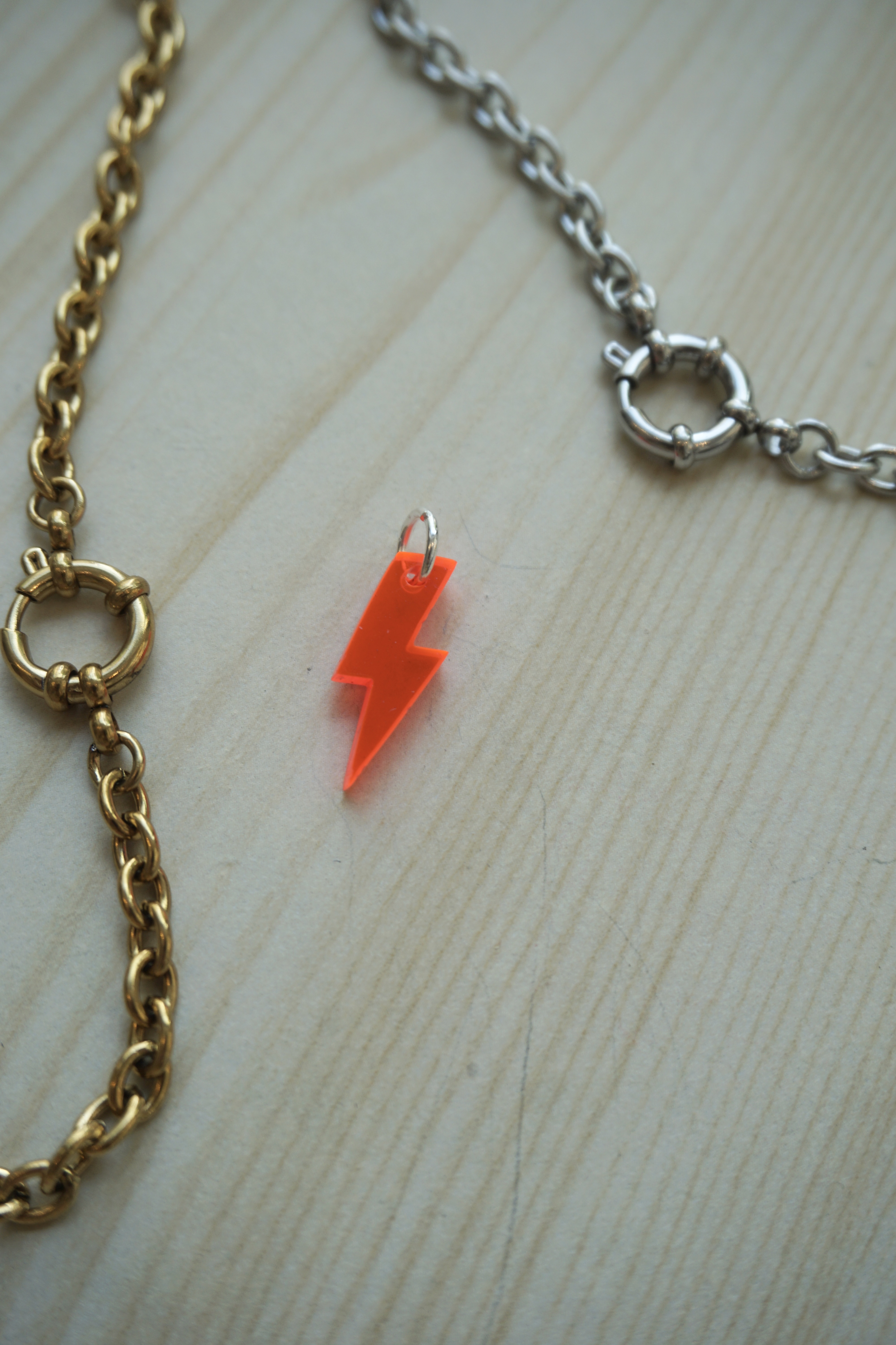 Mini pendant neon pink flash