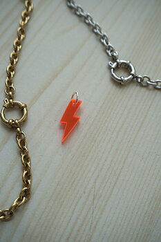 Mini pendant neon pink flash