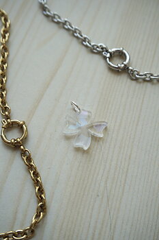 Mini pendant summer flower iridescent