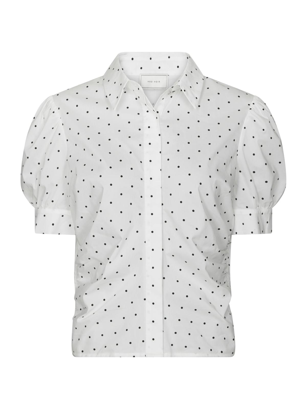 Neo Noir Frannie Dot Shirt, Off White