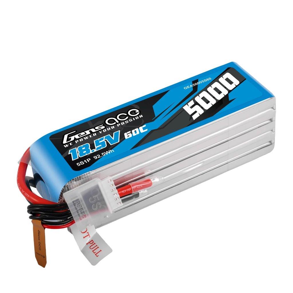 GensAce 5000mAh 18.5V 60C 5S1P Lipo Battery Pack (F3A) - 5