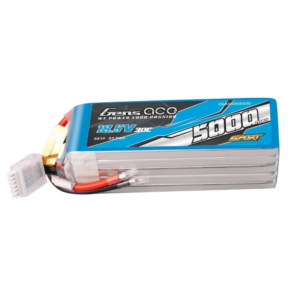 GensAce 5000mAh 5S 18.5V 30C Lipo Battery (F3A)