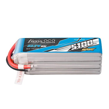 GensAce 5100mAh 6S 80C LiPo battery (F5B)