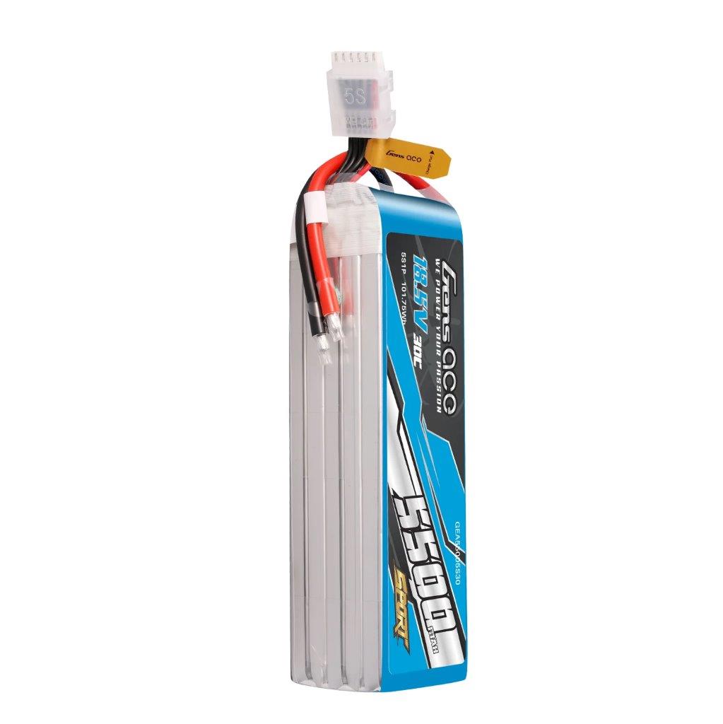 GensAce 5500mAh 5S 18.5V 30C Battery Pack (F3A) - 4