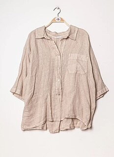 Gitti Linneskjorta Beige