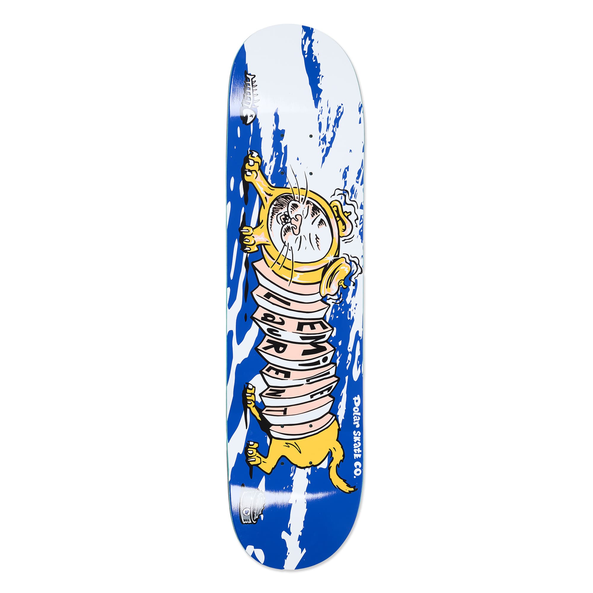 Polar Skate Co. Emile Laurent Accordion Dog 7.875" Skateboardbräda - 2