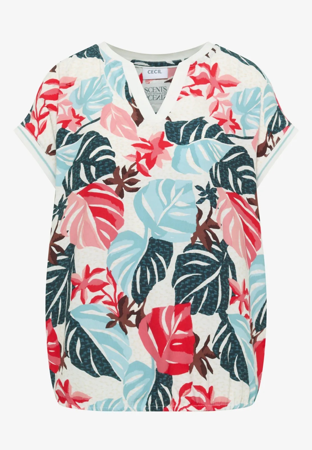 TOS AOP Mix Blouse - Cecil - 3