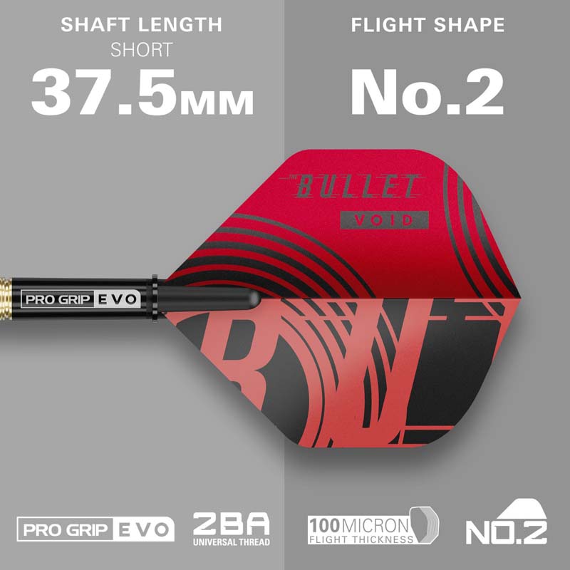Target Stephen Bunting G5 Void SOFTTIP 95% 18g - Dartstore Sweden