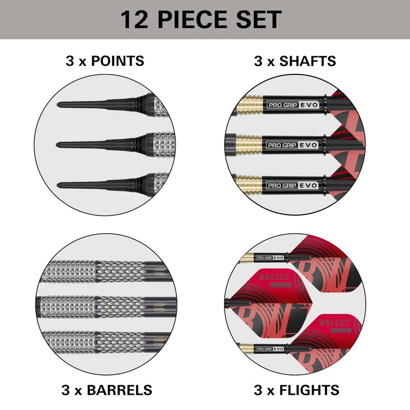 Target Stephen Bunting G5 Void SOFTTIP 95% 18g - 6