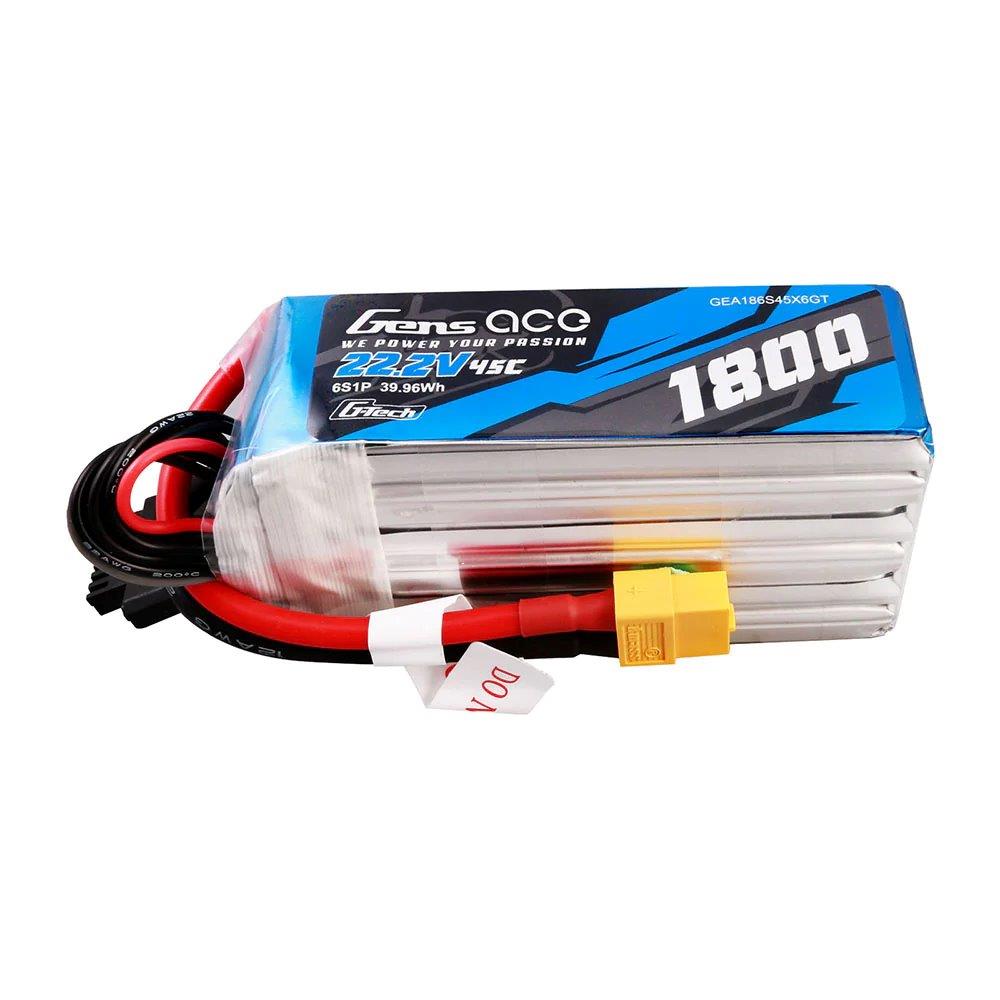 GensAce G-Tech 1800mAh 22.2V 45C 6S1P Lipo Battery Pack with XT60 Plug
