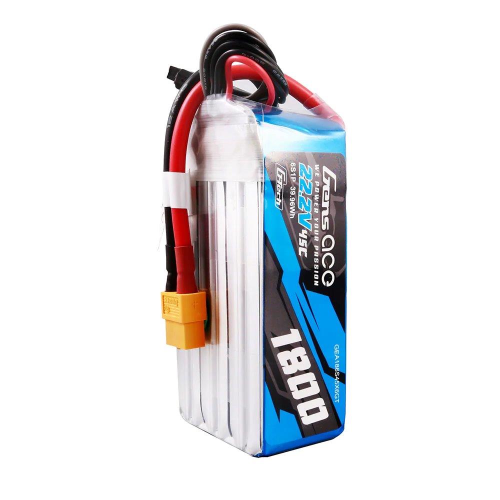 GensAce G-Tech 1800mAh 22.2V 45C 6S1P Lipo Battery Pack with XT60 Plug - 4