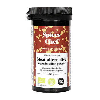 Vegansk ekologisk köttbuljong spices chef