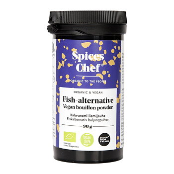 vegansk ekologisk fiskbuljong spices chef