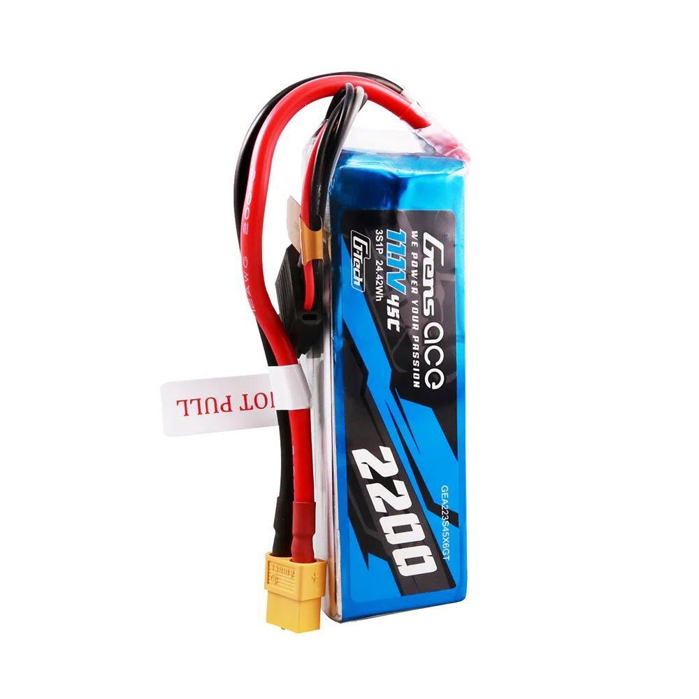 GensAce G-Tech 2200mAh 11.1V 45C 3S1P Lipo Battery Pack with XT60 Plug - 5