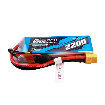 GensAce G-Tech 2200mAh 11.1V 45C 3S1P Lipo Battery Pack with XT60 Plug
