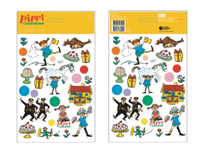 Stickers Pippi Långstrump 50-pack - 2