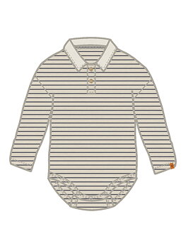 NBMLIMIA LS POLO BODY LIL Turtledove POPPY SEED