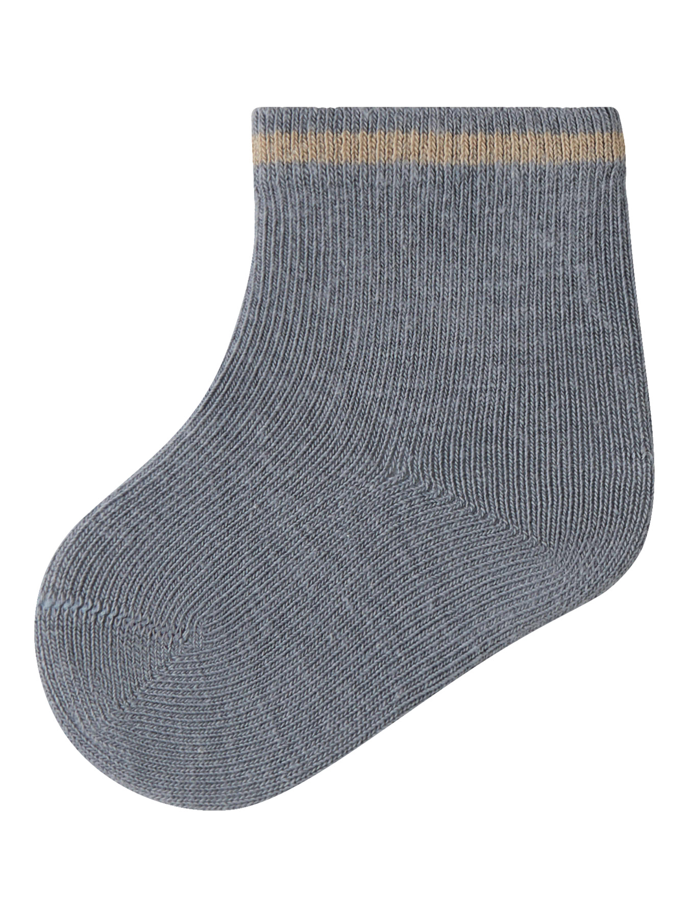 NBMELOVE FIR STRIPE SOCK LIL Sleet TWILL