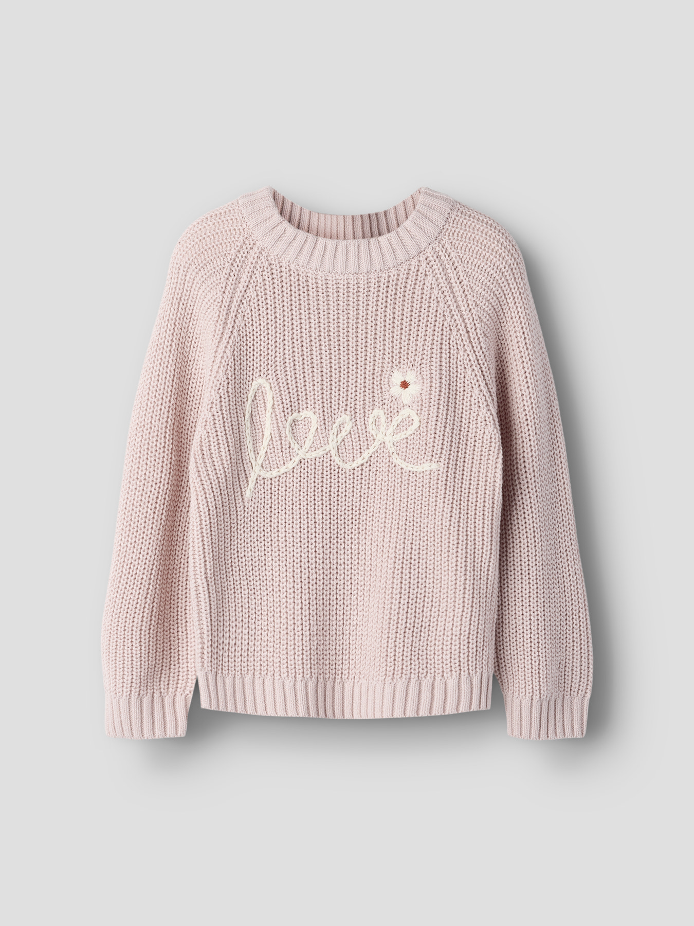 NMFEMLEN EMB KNIT LIL Hushed Violet - 2